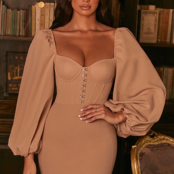 ohpholly - HAUTE NIGHTS BALLOON SLEEVE CORSET MINI - Picture 5 of 6